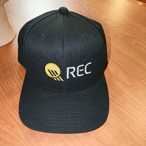 Renewable Energy Corporation (REC) Embroidered Logo Snapback Hat Cap